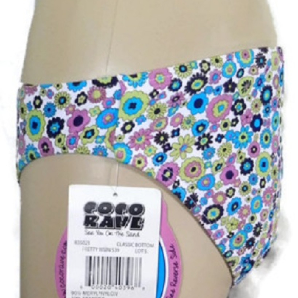 Coco Rave Multi-Color Bikini Bottom. NWT. L - Picture 3 of 8